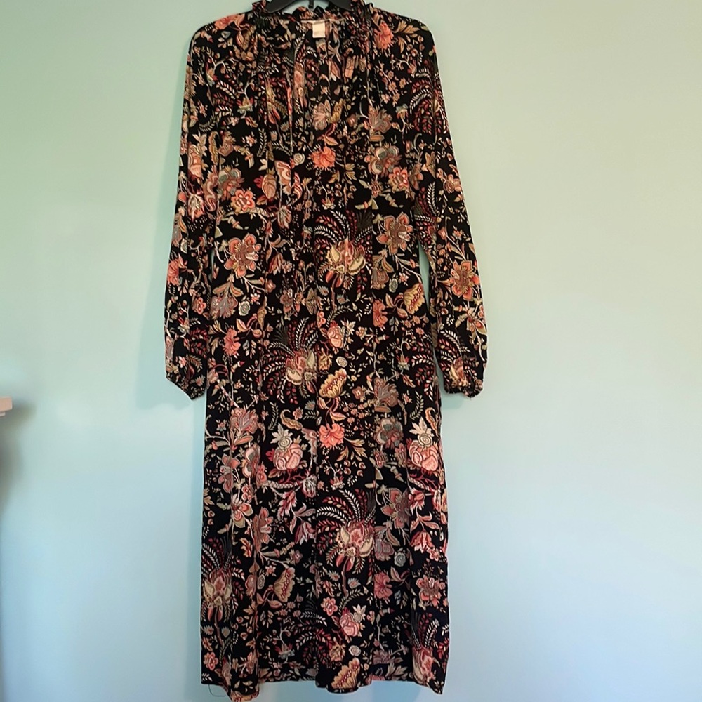 H&M Floral long dress